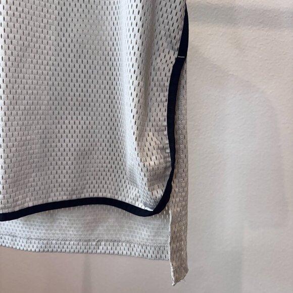 Nike Sportswear Mesh Jersey Top Light Bone Black | Style 893673-072 | Size Small - Picture 5 of 16
